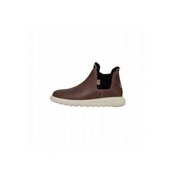 Ghete Chelsea de piele naturala  Wendy Branson Craft - maro -