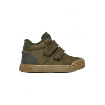 Ghete copii -  piele naturala - inchidere Velcro -