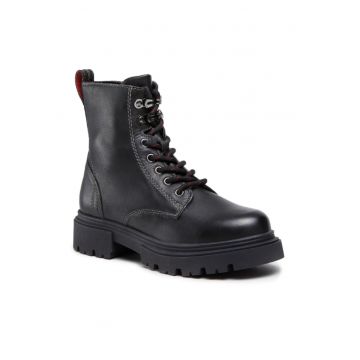 Ghete dama -  5904862191652 - Negru - Piele naturala - Negru