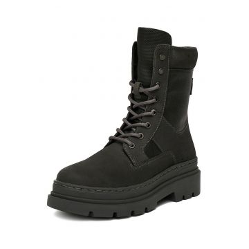 Ghete dama - G-Star Raw - piele naturala - cu fermoar - gri -