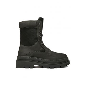 Ghete dama G-Star Raw piele naturala fermoar - Gri