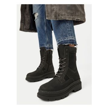 Ghete dama - G-Star Raw - piele naturala - fermoar - gri -
