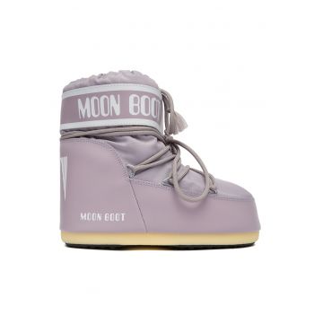 Ghete dama  Lilas - piele ecologica - Roz