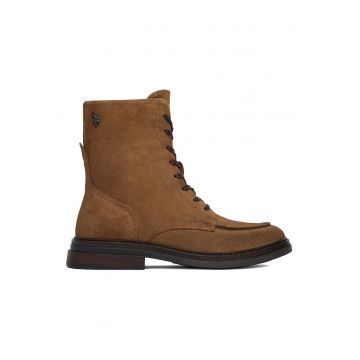 Ghete dama -  piele naturala - maro -