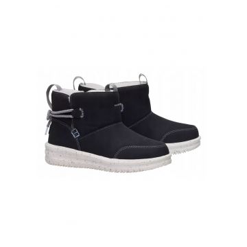 Ghete de iarna Calde pentru Fete - Camden Bow Boot Cozzy - Negru - Negru
