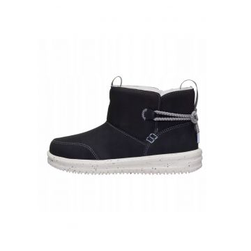 Ghete de iarna Calde pentru Fete - Camden Bow Boot Cozzy - Negru - Negru