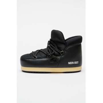 Ghete de iarna cu insertii din material textil - fara inchdiere Evx Pumps - Negru