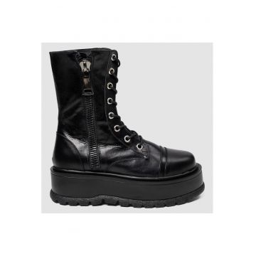 Ghete din piele Urban Vibe - Negru