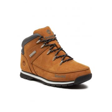 Ghete sport copii -  piele naturala - maro -