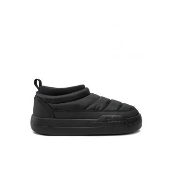 Ghete unisex  80D2 - piele ecologica - negru -
