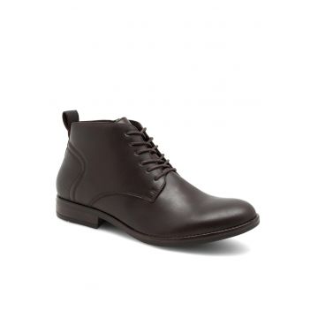 Pantofi barbat -  sintetic - maro - 41 EU -