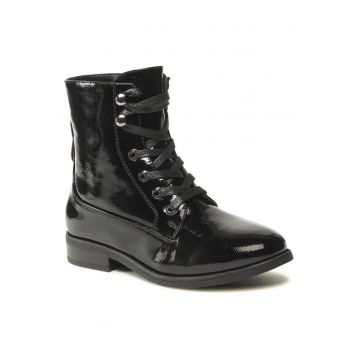 Pantofi dama -  piele ecologica - negru - 37 EU -