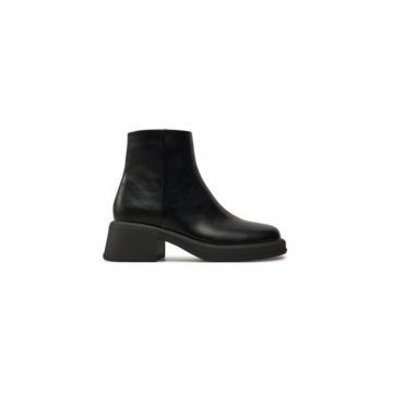 Botine dama  13854557 - Piele ecologica - Negru - Negru