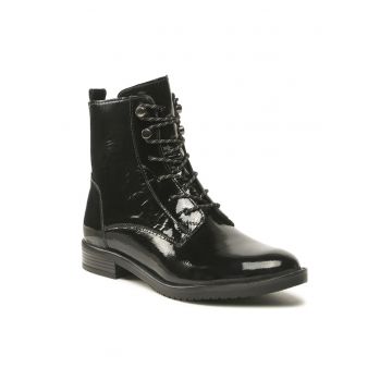 Botine dama -  5904248885472 - Piele naturala - Negru - Negru