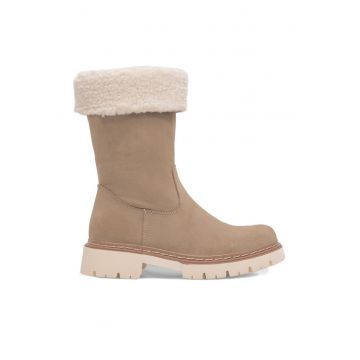 Botine dama -  590558802558042 - Piele ecologica - Bej