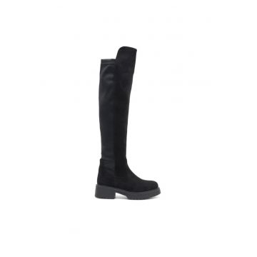 Botine dama -  590558810032440 - Piele ecologica - Negru