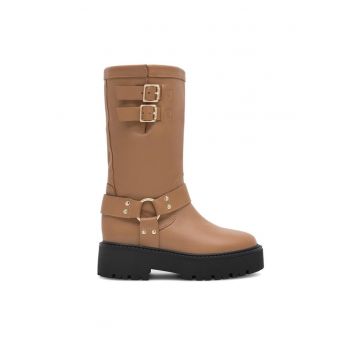 Botine dama -  590558817983239 - Piele naturala - Maro