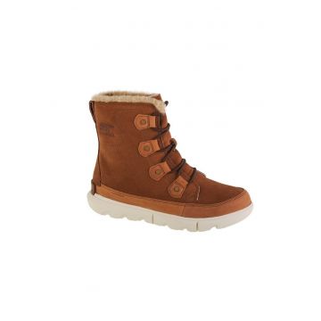 Botine dama -  712961 - Piele intoarsa - Maro