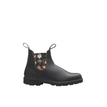 Botine dama -  Piele naturala - Maro