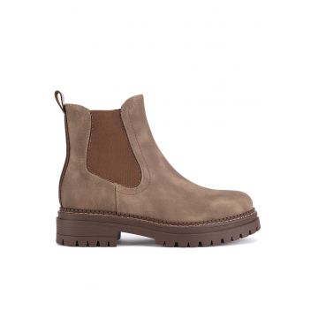 Botine dama WS5195-26 -  Textil - Bej -