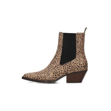 Botine de piele ecologica cu buline