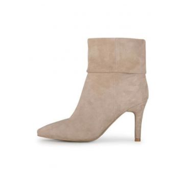 Botine din piele intoarsa cu tocuri stileto Hailey