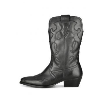 Botine din piele Moco