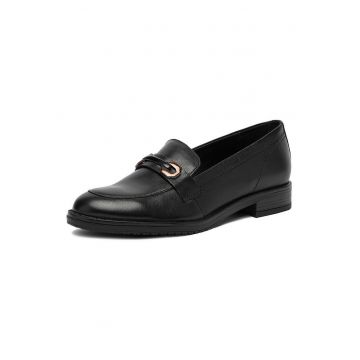 dama -  piele naturala negru - Negru