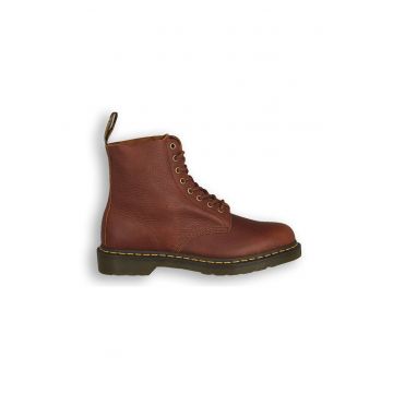 Ghete barbati Dr Martens Pascal Cashew Ambassadormaro - croiala peste glezna - piele naturala - maro