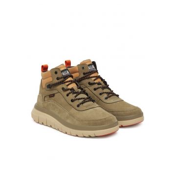 Ghete barbati  Dusky Green 399 - piele naturala - kaki