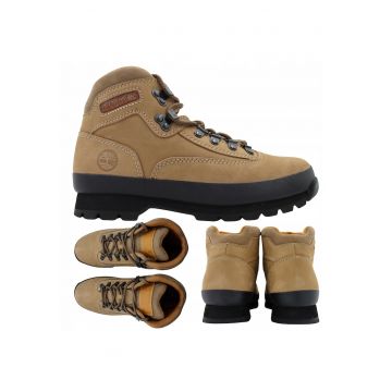 Ghete Barbati  Euro Hiker Mid - piele nabuc - bej - marime