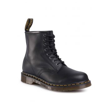 Ghete barbati - Martens - piele naturala - negru - Negru