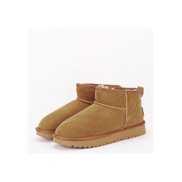 Ghete camel din piele naturala B-JB1966 111 11539 - Maro camel