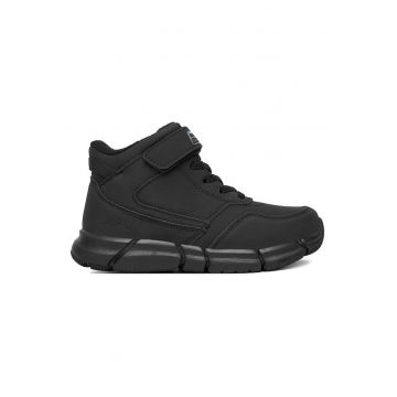 Ghete copii -  negru - material sintetic - inchidere Velcro -