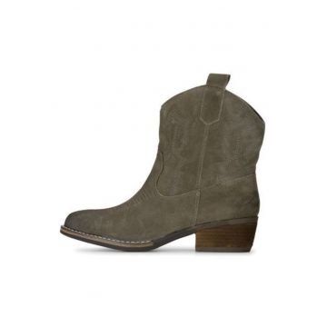 Ghete cowboy din piele intoarsa Bila -