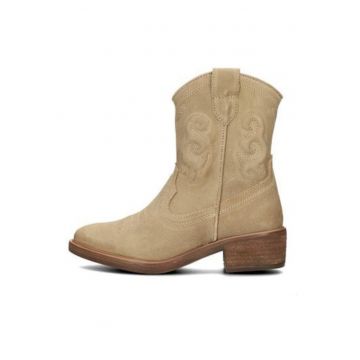 Ghete cowboy din piele Noto
