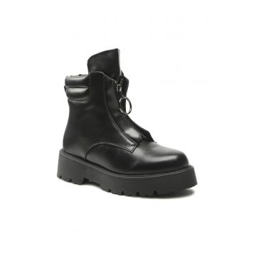 Ghete dama -  5904862235554 - Negru - Piele ecologica - Negru