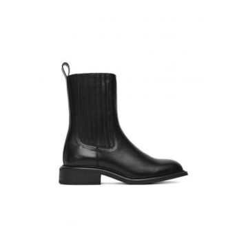 Ghete dama  EO-HANA-09810-25 - piele naturala - negru
