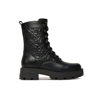 Ghete dama  Negru - Material sintetic - Negru