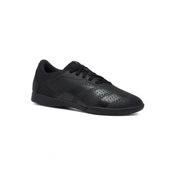 Ghete de fotbal copii -  textil - negru -