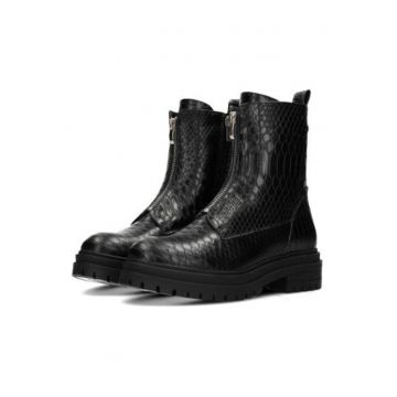 Ghete din piele ecologica cu model piele de crocodil