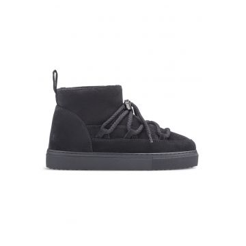 Ghete din piele intoarsa - Negru