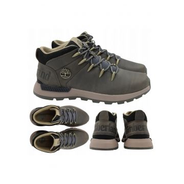 Ghete din piele pentru barbati  Sprint Trekker - bronz - marimea 41 - captuseala eco Rebotl