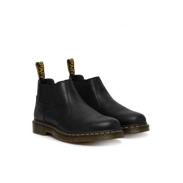 Ghete Dr Martens piele naturala - Negru