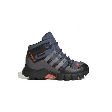 Ghete mid-high impermeabile pentru drumetii Terrex Mid GTX - Gri/Albastru inchis