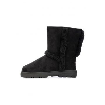 Ghete slip-on din imitatie de piele intoarsa