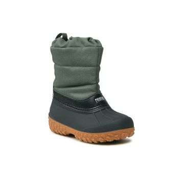 Ghete sport copii -  plastic - negru/verde -
