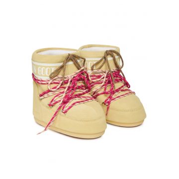 Ghete unisex  Icon Low - piele naturala - galben deschis