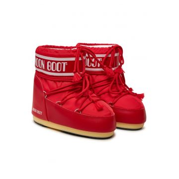 Ghete unisex  piele ecologica - rosu - model 80D1409340