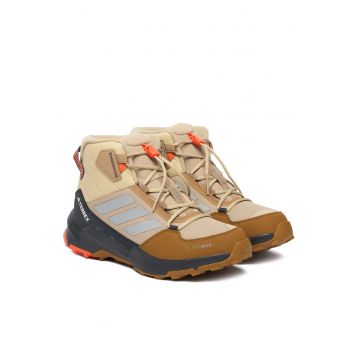 Pantofi sport copii -  trekking - maro - tesatura